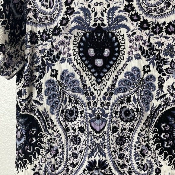 Wrangler Boho Western Blouse Women's Medium, 100% Rayon - Picture 6 of 6